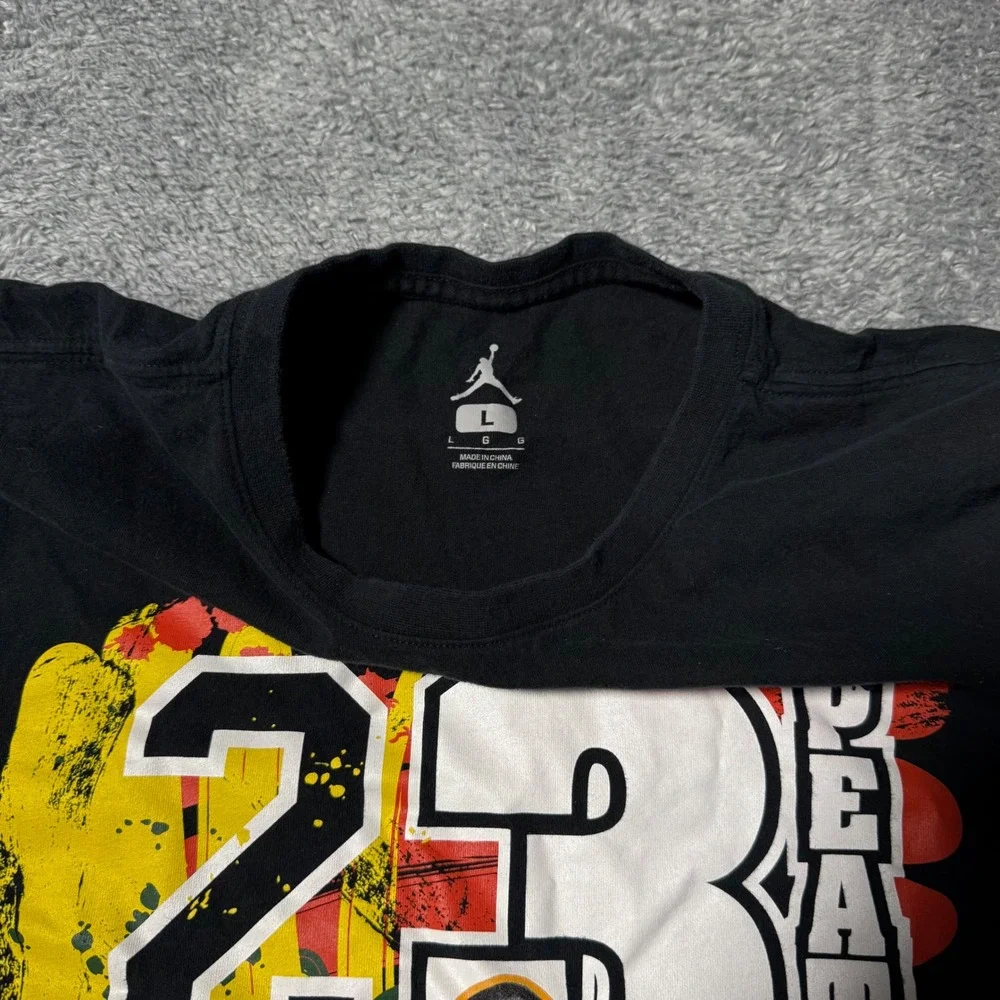 Jordan 23 Peats Champions World Graphic T Shirt NBA Michael Jordan‎ Size Large